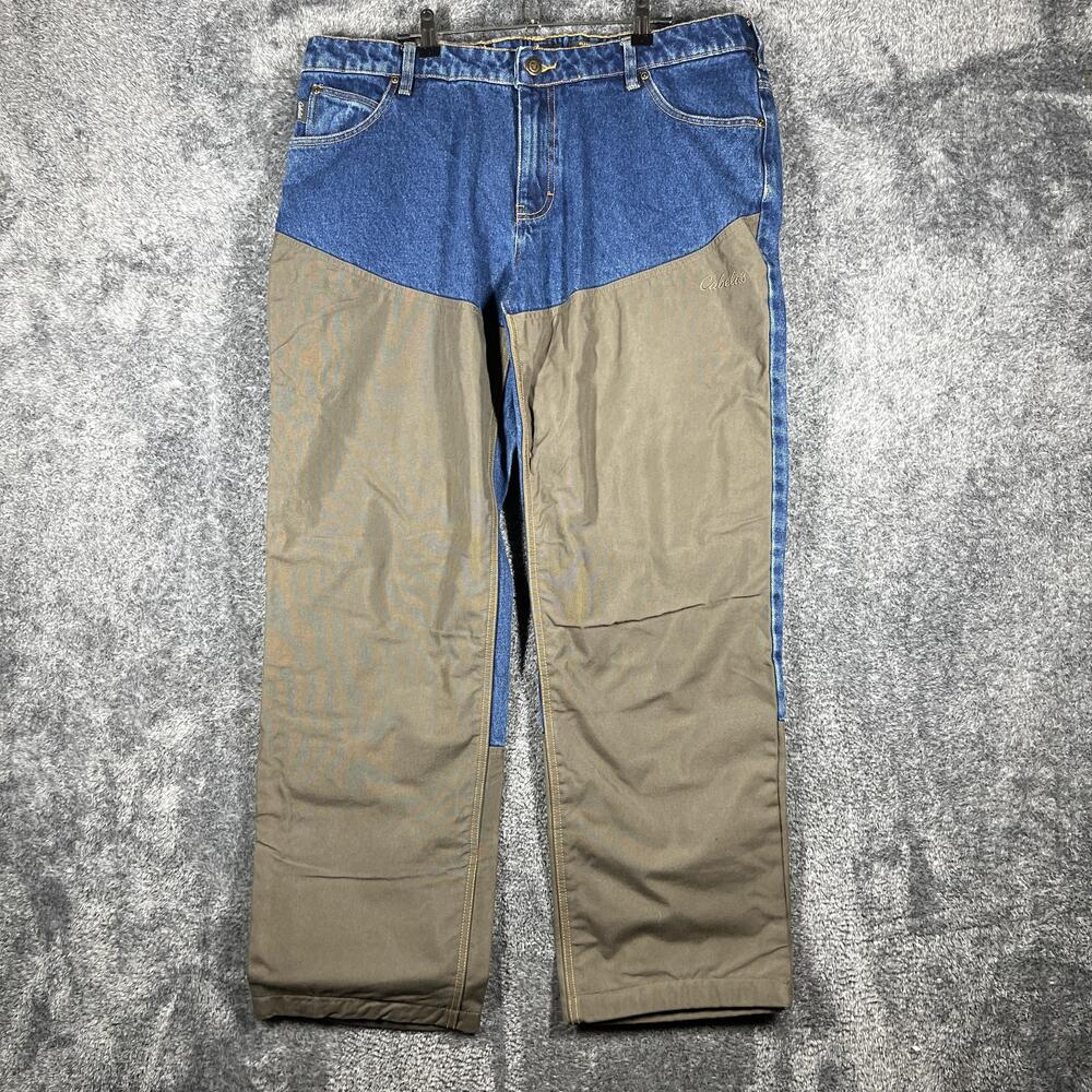 Cabela's Pants Mens 38x32 Multicolor Carpenter Denim Classic Fit Workwear